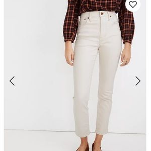 madewell the perfect jean in vintage canvas